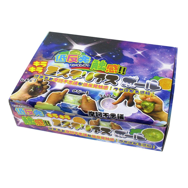 ファースト・アロー 低反発触感!キラキラミステリアスボール 4色アソート 206-310 1個(ご注文単位12個)【直送品】