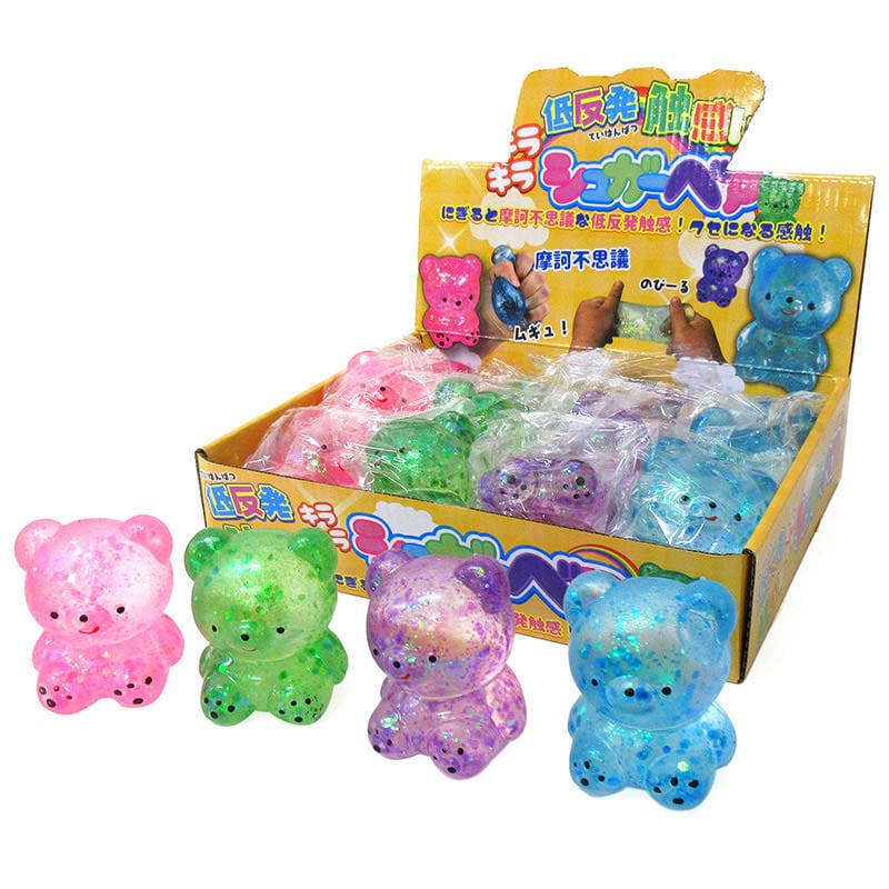 ファースト・アロー きらきらシュガーベア 4色アソート 206-315 1個(ご注文単位12個)【直送品】