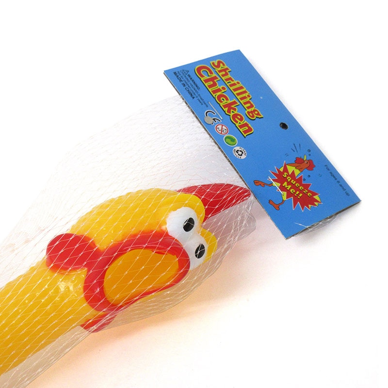 ファースト・アロー 叫ぶ!びっくりチキン　イエロー 58cm 206-353　1個（ご注文単位6個）【直送品】