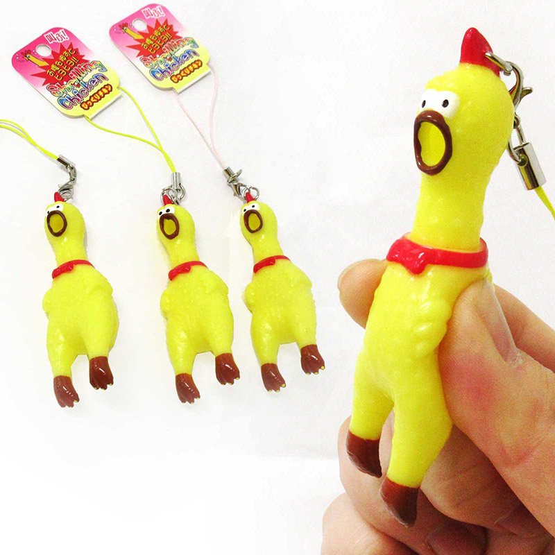 ファースト・アロー 叫ぶ!びっくりチキンストラップ 206-359 1個(ご注文単位20個)【直送品】