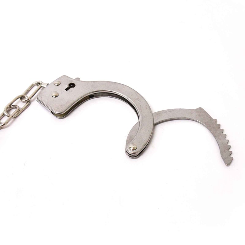 ファースト・アロー 手錠 鍵付き シルバー 206-440 1個(ご注文単位24個)【直送品】