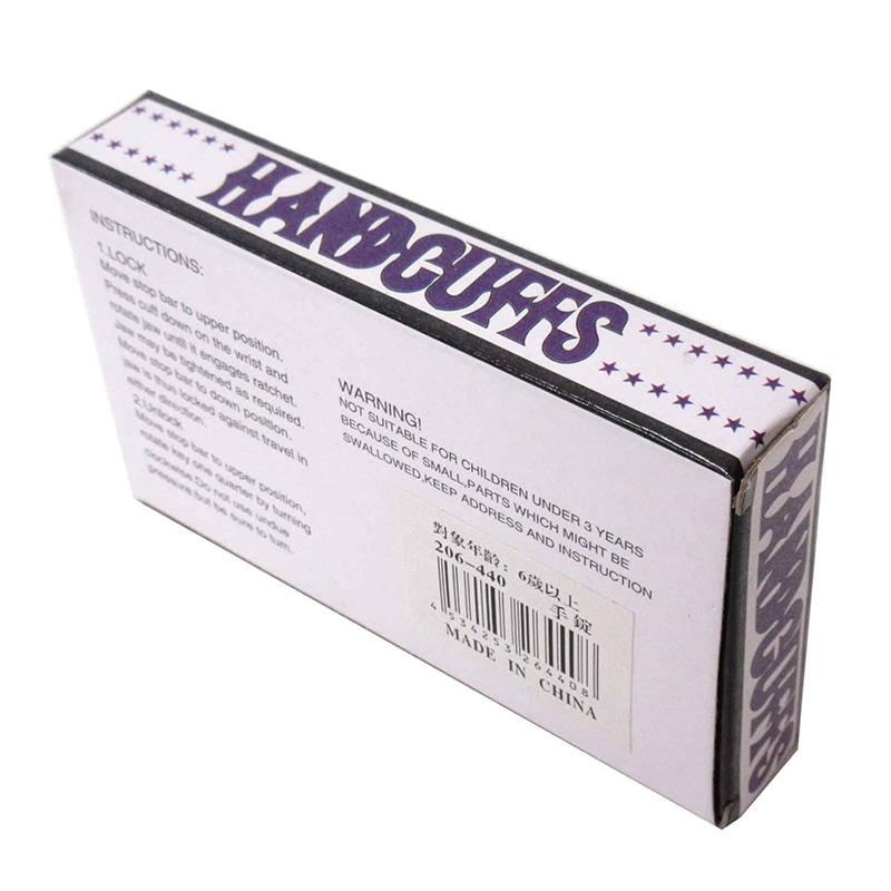 ファースト・アロー 手錠 鍵付き シルバー 206-440 1個(ご注文単位24個)【直送品】