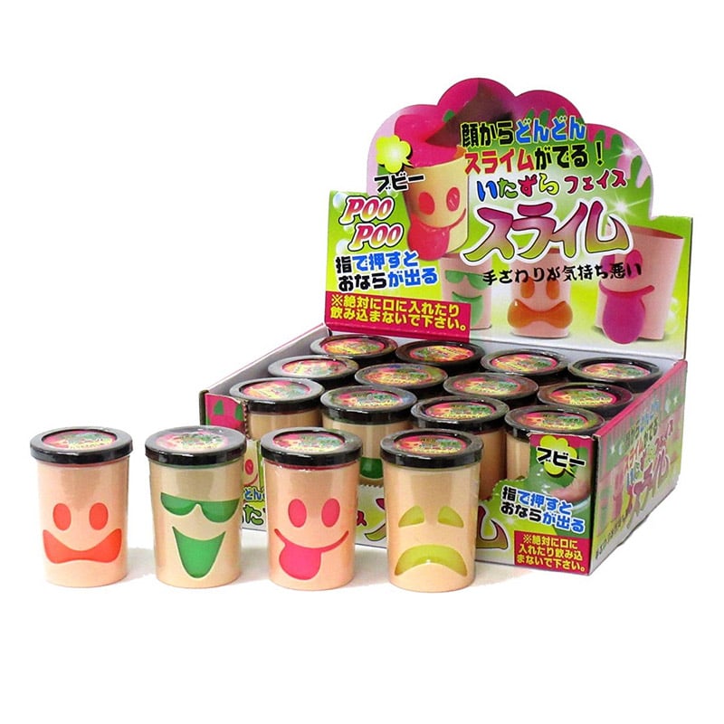 ファースト・アロー いたずらフェイス・スライム 4種アソート 206-571 1個(ご注文単位12個)【直送品】