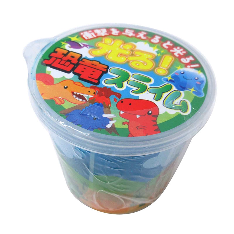 ファースト・アロー 光る恐竜スライム 4色アソート 206-576 1個(ご注文単位12個)【直送品】