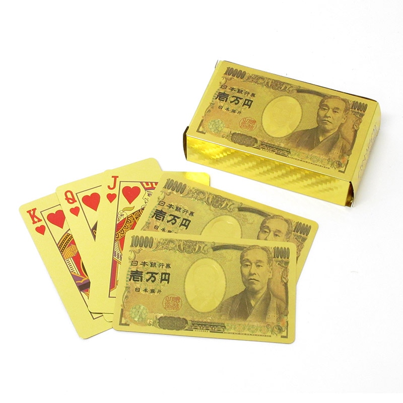 ファースト・アロー 豪華壱萬円!ゴールデンセレブリティトランプ 206-620 1個(ご注文単位10個)【直送品】