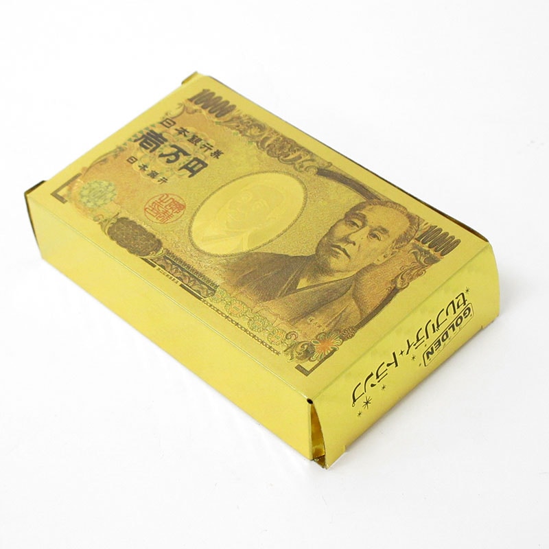 ファースト・アロー 豪華壱萬円!ゴールデンセレブリティトランプ 206-620 1個(ご注文単位10個)【直送品】