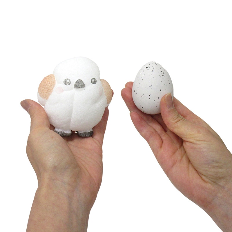 ファースト・アロー びっくりたまご シマエナガ 206-674 1個(ご注文単位12個)【直送品】