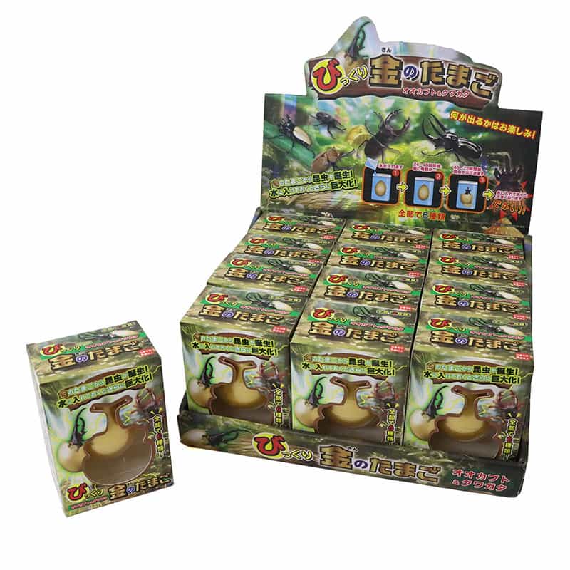 ファースト・アロー びっくり金のたまご オオカブト&クワガタ 206-675 1個（ご注文単位12個）【直送品】