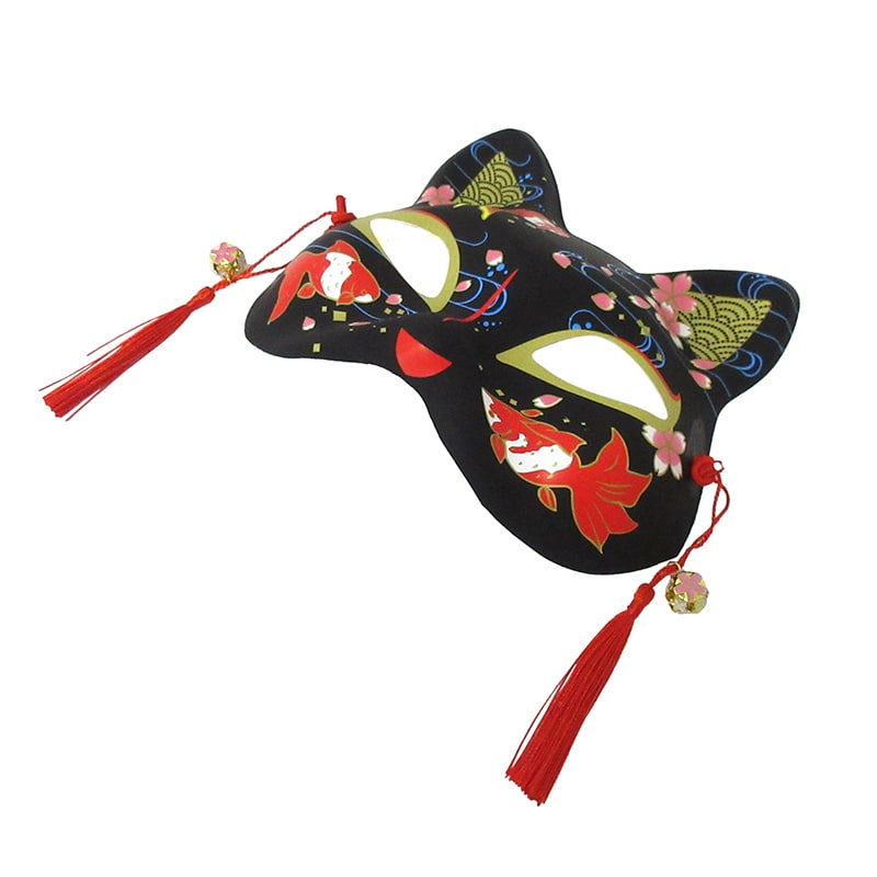 ファースト・アロー ねこのお面　猫面 金魚 303-453　1枚（ご注文単位24枚）【直送品】