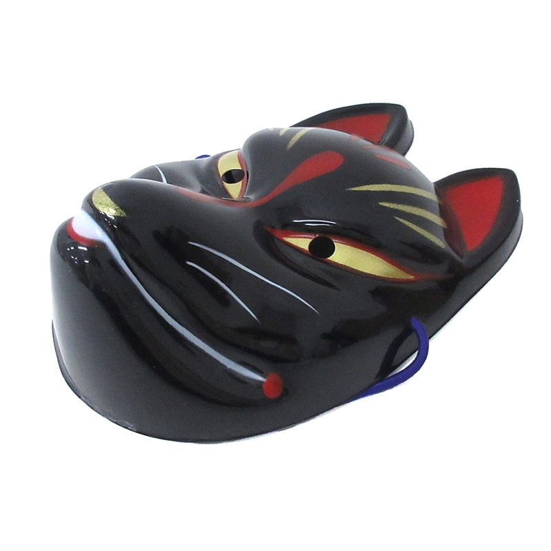 ファースト・アロー きつねのお面 狐面 ブラック 303-455 1枚(ご注文単位24枚)【直送品】