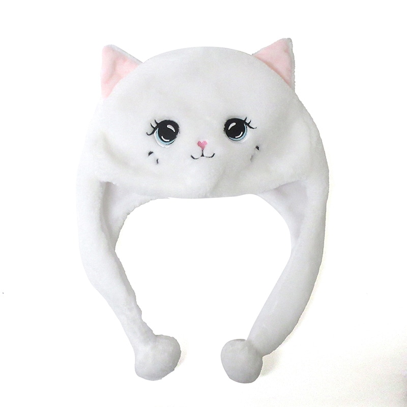 ファースト・アロー アニマル帽子 白猫 408-124 1個(ご注文単位12個)【直送品】