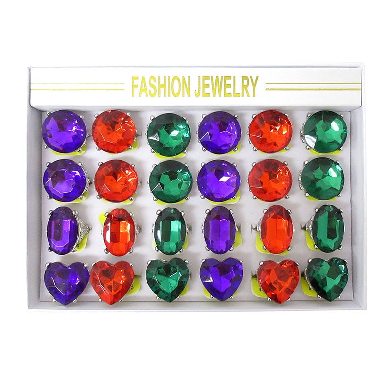 ファースト・アロー お姫様リング 3色アソート 206-380 1個(ご注文単位24個)【直送品】