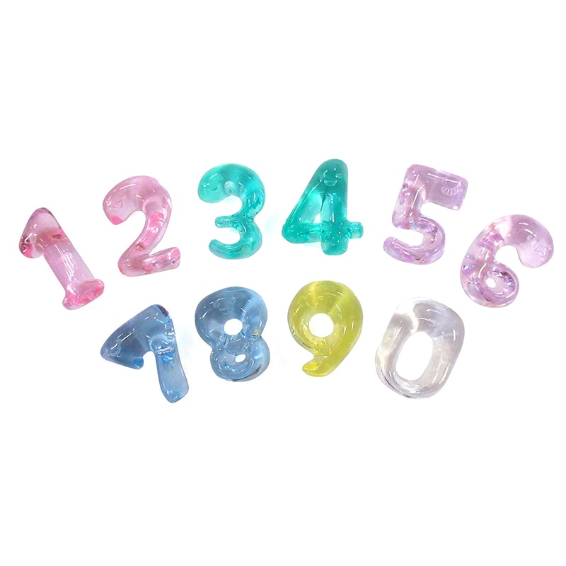 ファースト・アロー クラッシュアイス 数字&アルファベット パステル6カラー 1kg 400個 506-560 1袋(ご注文単位1袋)【直送品】