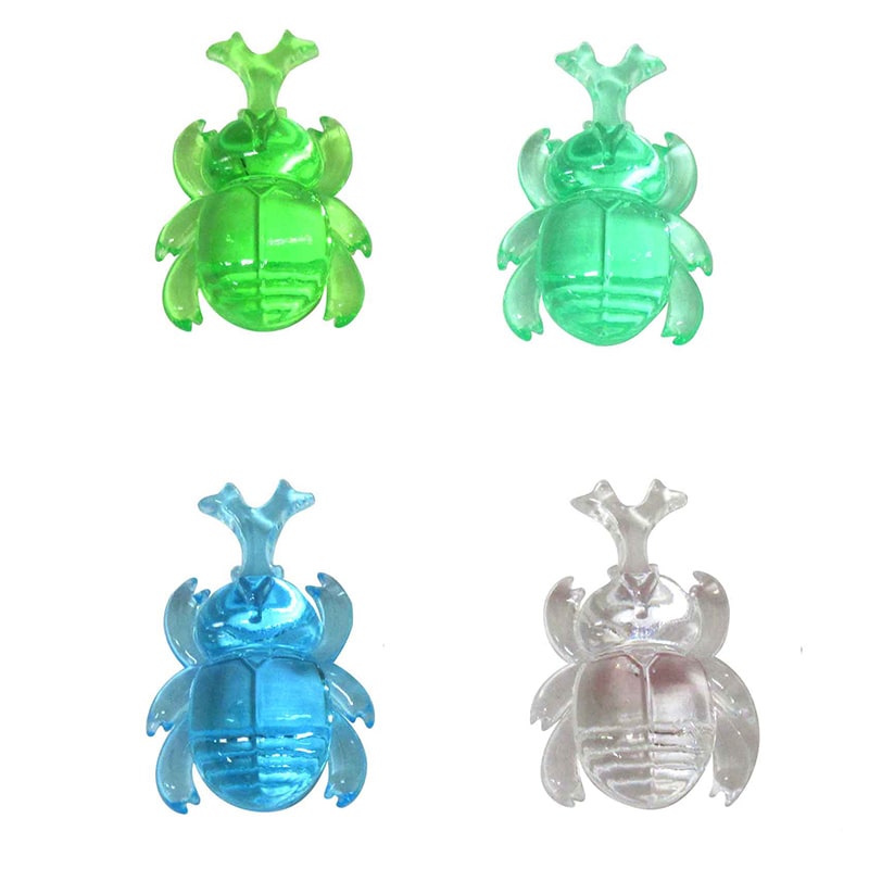 ファースト・アロー クラッシュアイス カブトムシ&クワガタ グリーン系ミックス 1kg 320個 506-564 1袋(ご注文単位1袋)【直送品】