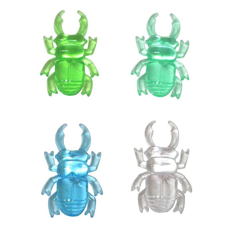 ファースト・アロー クラッシュアイス カブトムシ&クワガタ グリーン系ミックス 1kg 320個 506-564 1袋(ご注文単位1袋)【直送品】