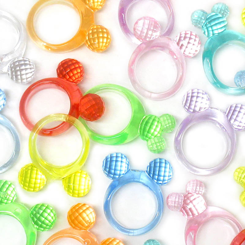 ファースト・アロー クラッシュアイス　マウスリング ミックス10カラー　1kg　390個 506-585　1袋（ご注文単位1袋）【直送品】