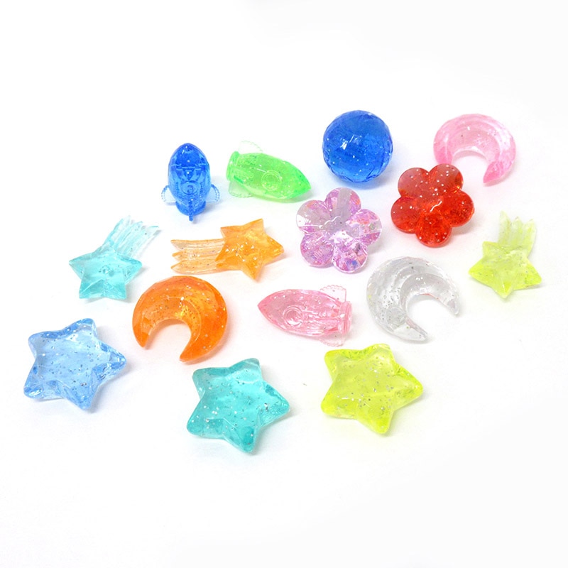 ファースト・アロー クラッシュアイス スカイミックス ラメ10カラー 1kg 300個 506-770 1袋(ご注文単位1袋)【直送品】