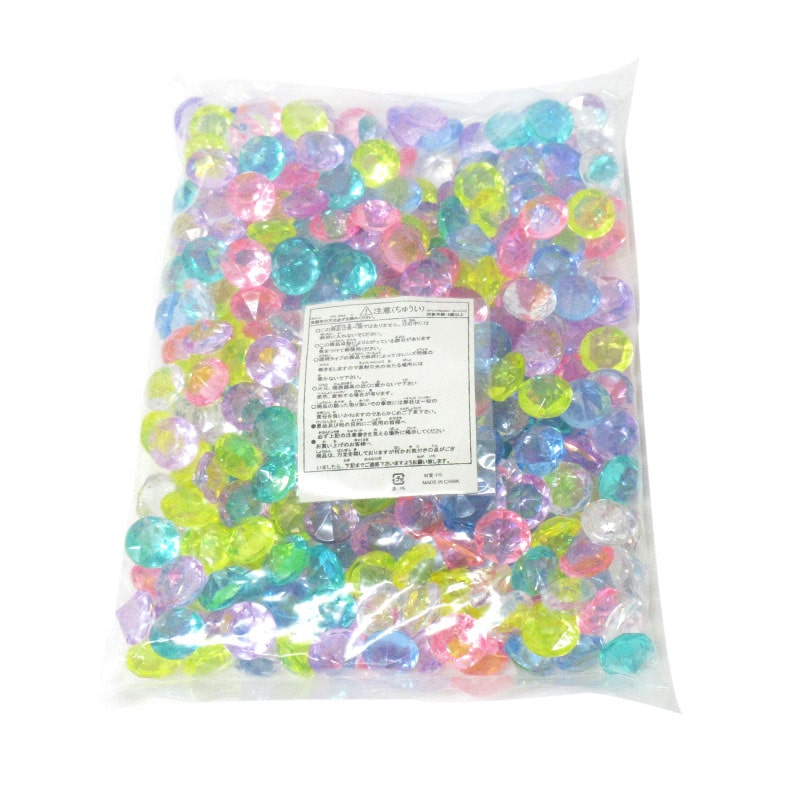 ファースト・アロー クラッシュアイス ブリリアントカット パステル6カラー 1kg 310個 506-960 1袋(ご注文単位1袋)【直送品】