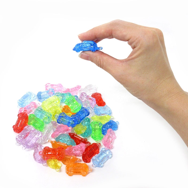 ファースト・アロー クラッシュアイス ミニカー ラメ 10カラー 1kg 270個 506-992 1袋(ご注文単位1袋)【直送品】