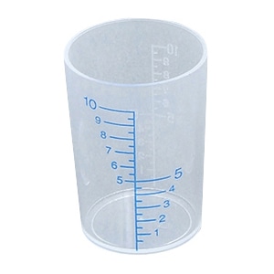 薬杯1号 青目盛 未滅菌 10cc 25×35mm 100個入 1個(ご注文単位1個)【直送品】