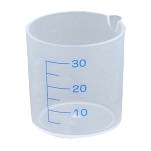 薬杯3号 口付青目盛 未滅菌 30cc 39×40mm 100個入 1個(ご注文単位1個)【直送品】