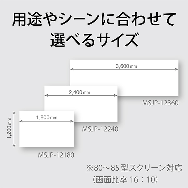 マグエックス 投影もできる広幅マグネットホワイトボードシート 120×240cm MSJP-12240 1枚(ご注文単位1枚)【直送品】