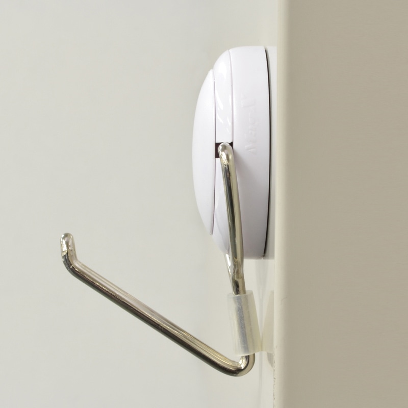 マグエックス マグネットフック　ゼロスライド M MZR-6W　M　白 1パック（ご注文単位10個）【直送品】