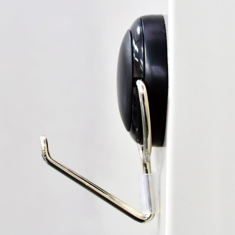 マグエックス マグネットフック ゼロスライド M MZR-6K M 黒 1パック(ご注文単位10個)【直送品】