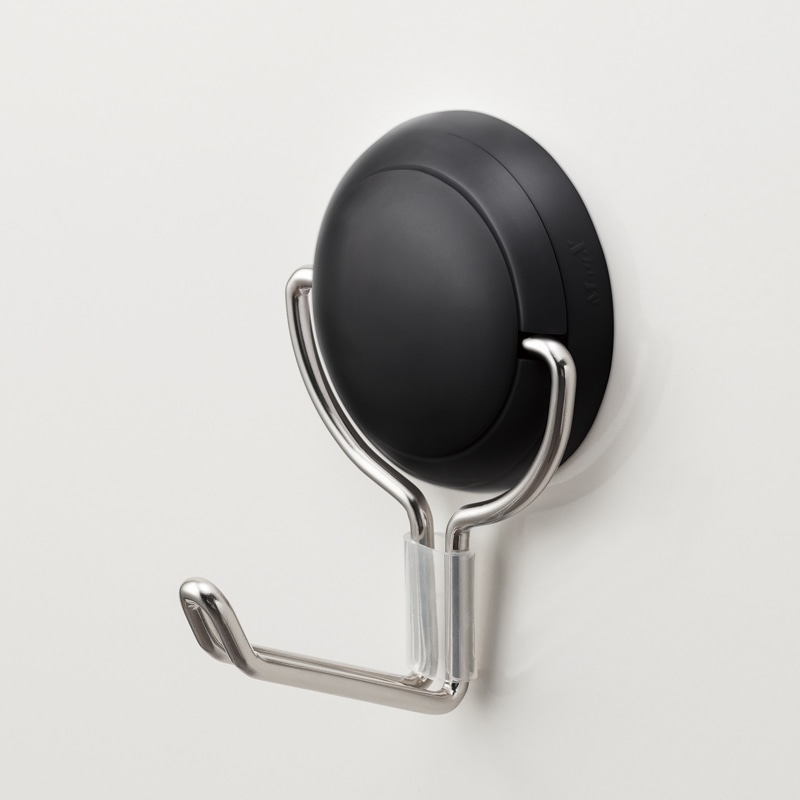 マグエックス マグネットフック　ゼロスライド L MZR-12K　L　黒 1パック（ご注文単位10個）【直送品】