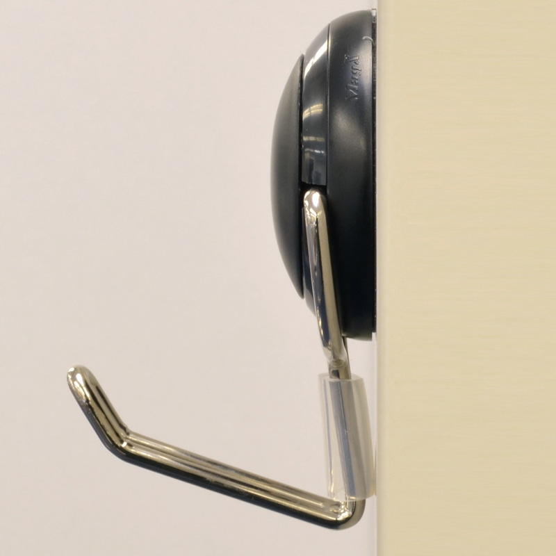 マグエックス マグネットフック　ゼロスライド L MZR-12K　L　黒 1パック（ご注文単位10個）【直送品】