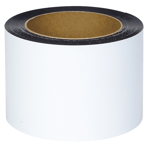 マグエックス マグネットロール カラー 100×10m 白ツヤ MSGR-08-100-10-W 1巻(ご注文単位1巻)【直送品】