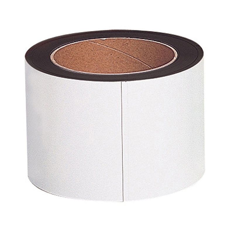 マグエックス マグネットロール カラー 100×10m 白ツヤ MSGR-08-100-10-W 1巻(ご注文単位1巻)【直送品】