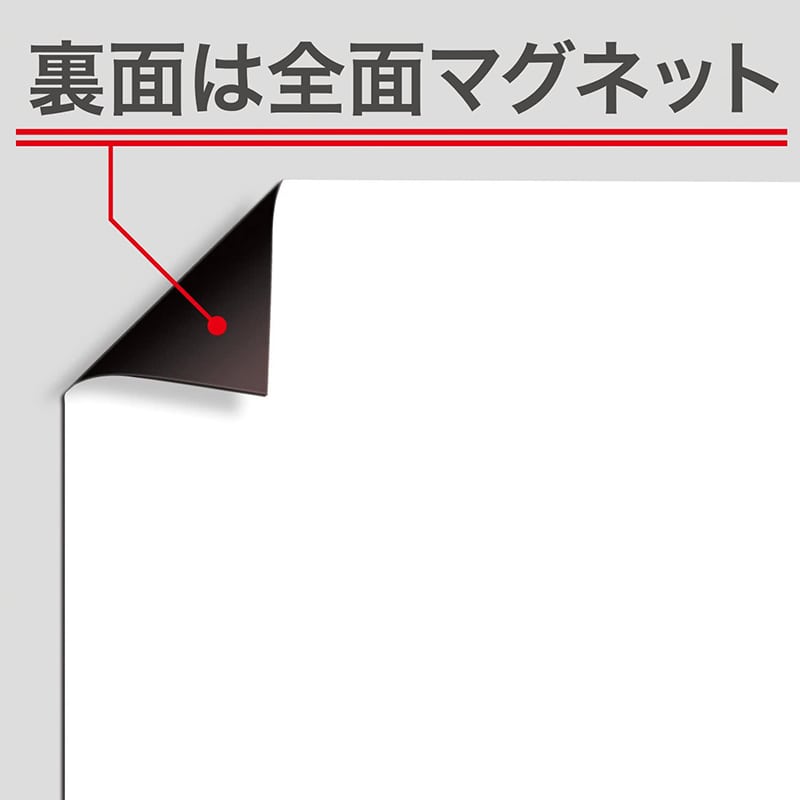 マグエックス マグネットカラーシート MSC-08-5060W 1枚(ご注文単位1枚)【直送品】