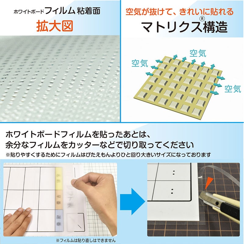 マグエックス マグネット用紙　ぴたえもん　　ホワイトボードキット A4　2セット入 MSPWH-A4 1パック（ご注文単位10個）【直送品】