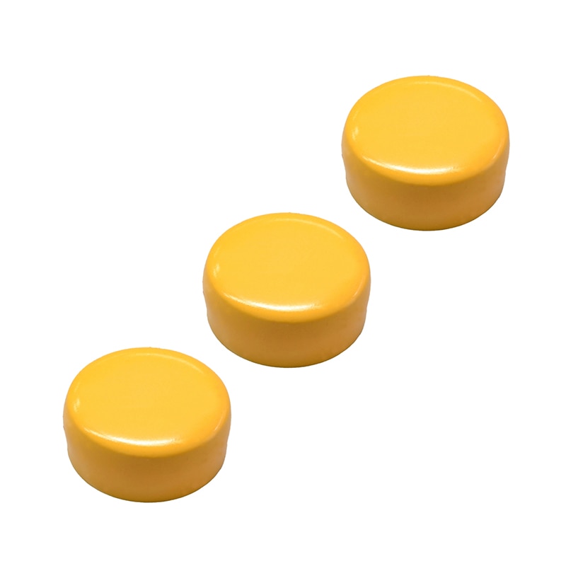 マグエックス 強力カラーマグネット φ18　黄　3個入 MFCM-18-3P-Y 1個（ご注文単位10個）【直送品】