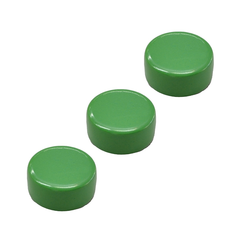 マグエックス 強力カラーマグネット φ18　緑　3個入 MFCM-18-3P-G 1個（ご注文単位10個）【直送品】
