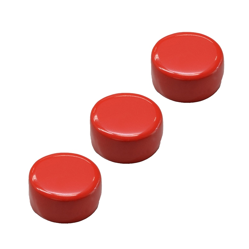 マグエックス 強力カラーマグネット φ18　赤　3個入 MFCM-18-3P-R 1個（ご注文単位10個）【直送品】