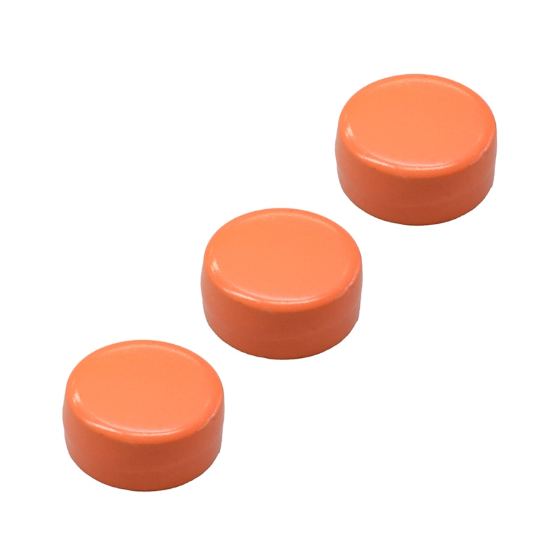 マグエックス 強力カラーマグネット φ18　橙　3個入 MFCM-18-3P-O 1個（ご注文単位10個）【直送品】
