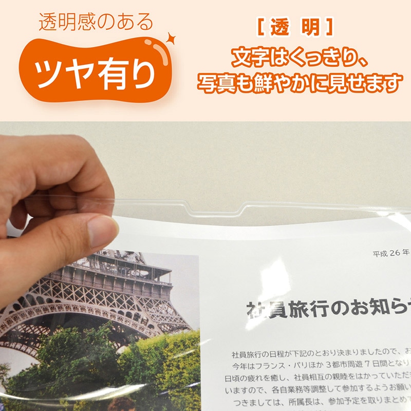 マグエックス マグネットカードケース ツヤ有り A4 MCARD-A4G 1枚(ご注文単位10個)【直送品】