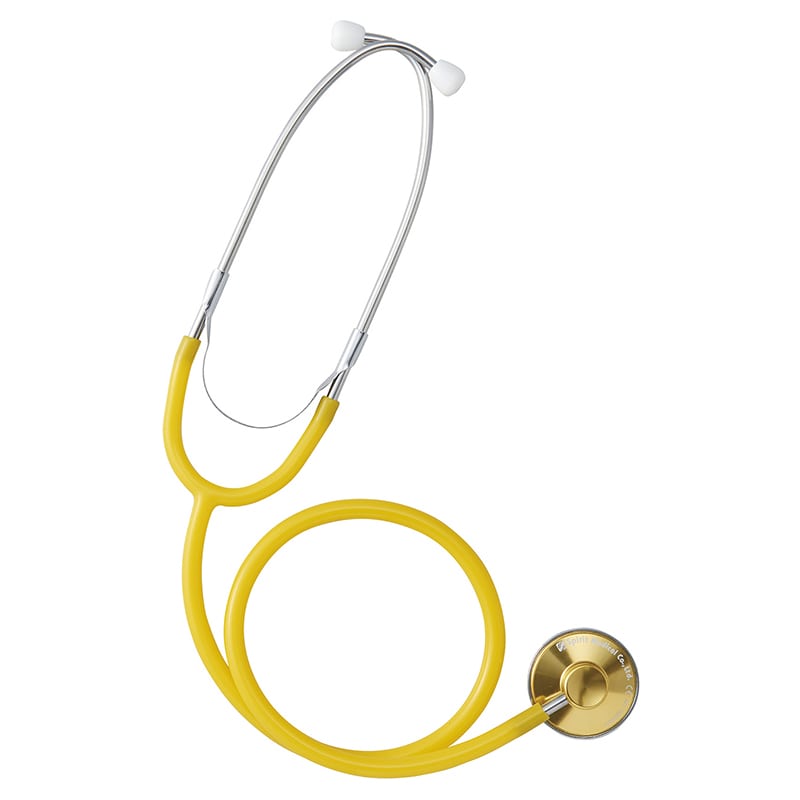 Spirit　聴診器　エコノミー SCK-A603AT イエロー 1個（ご注文単位1個）【直送品】