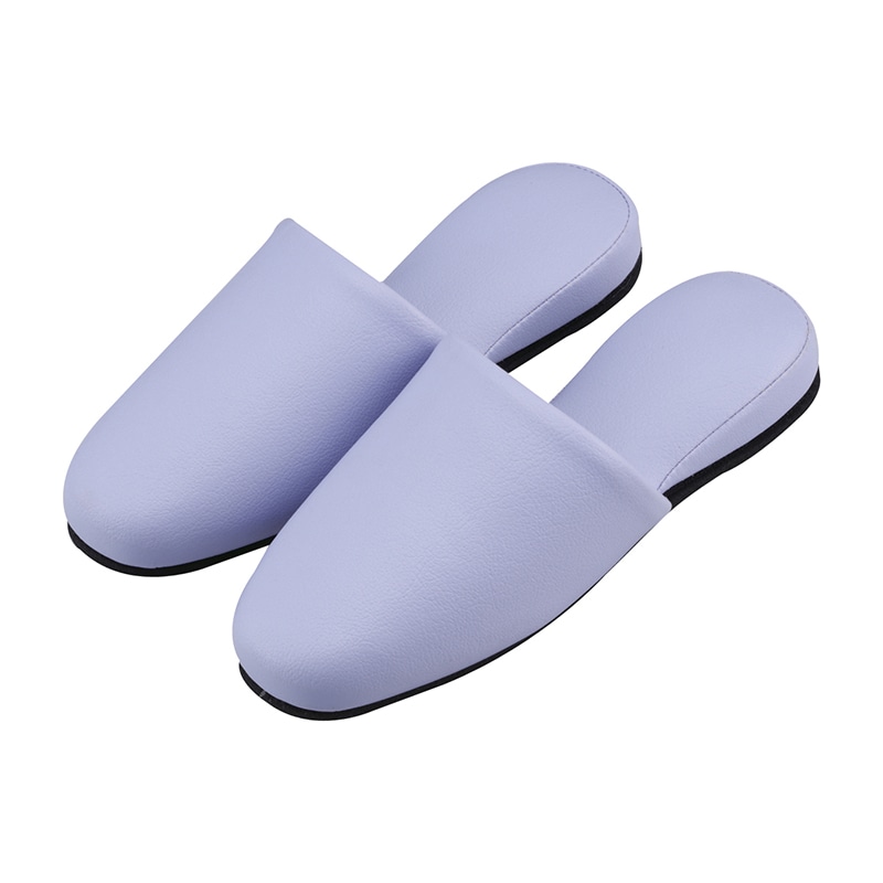 マツヨシスリッパ 抗菌パステル HP-13 12足入 ブルー 1足(ご注文単位1足)【直送品】