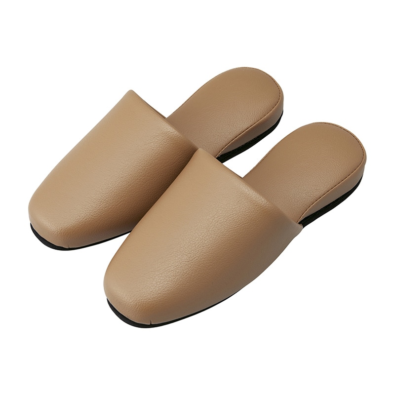 マツヨシスリッパ 抗菌パステル HP-13 12足入 キャメル 1足(ご注文単位1足)【直送品】