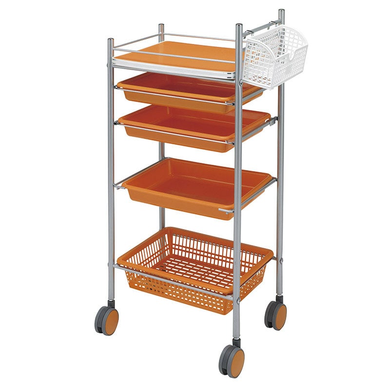 マツヨシ カラーアプリワゴン SN-AP002 オレンジ 1個(ご注文単位1個)【直送品】