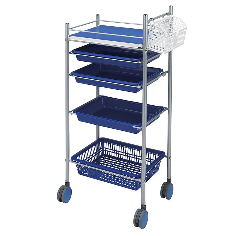 マツヨシ カラーアプリワゴン SN-AP002 ブルー 1個(ご注文単位1個)【直送品】