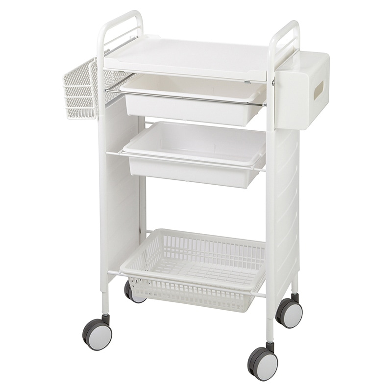 カラーアプリワゴン サイドカバー SN-AP007 ホワイト 1個(ご注文単位1個)【直送品】