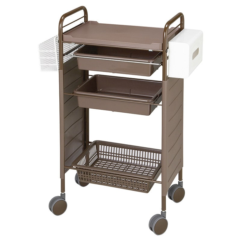 カラーアプリワゴン サイドカバー SN-AP007 ブラウン 1個(ご注文単位1個)【直送品】