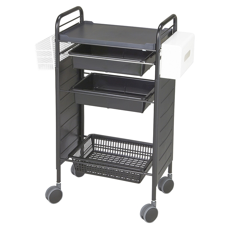 カラーアプリワゴン サイドカバー SN-AP007 ブラック 1個(ご注文単位1個)【直送品】