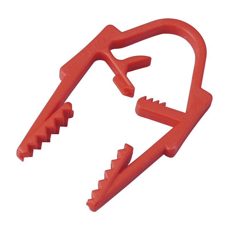 プラスチックタオルクランプ 719018010 7cm 10個入 1個(ご注文単位1個)【直送品】