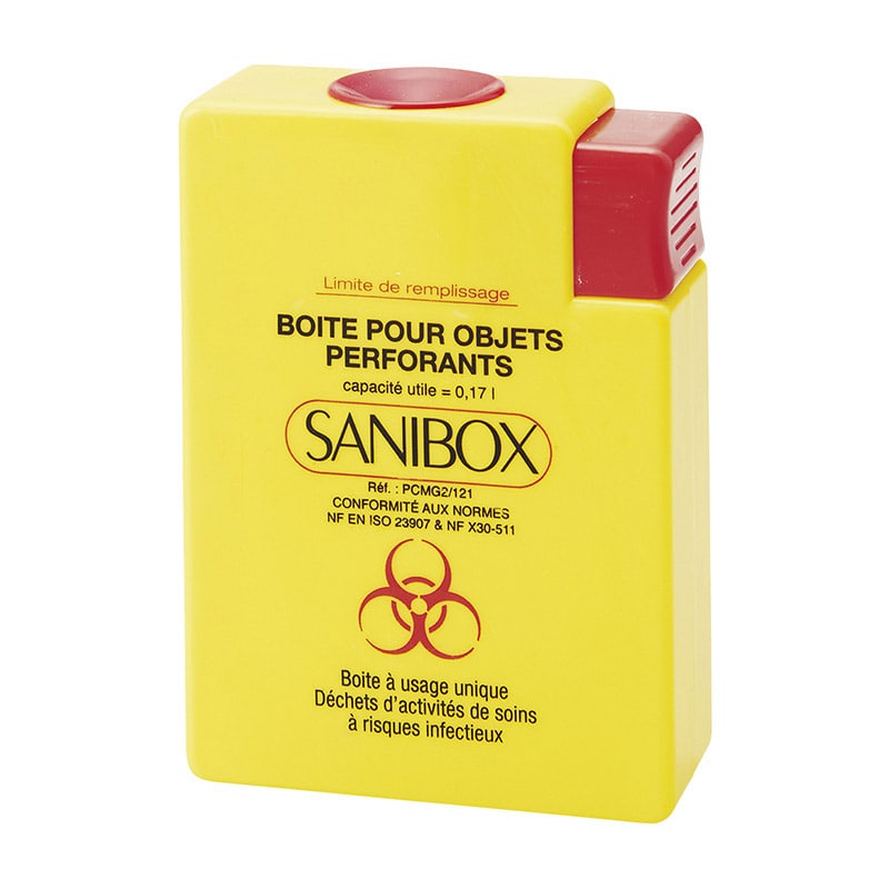 注射針処理容器　サニボックス　ST03820 0.2L  1個（ご注文単位1個）【直送品】