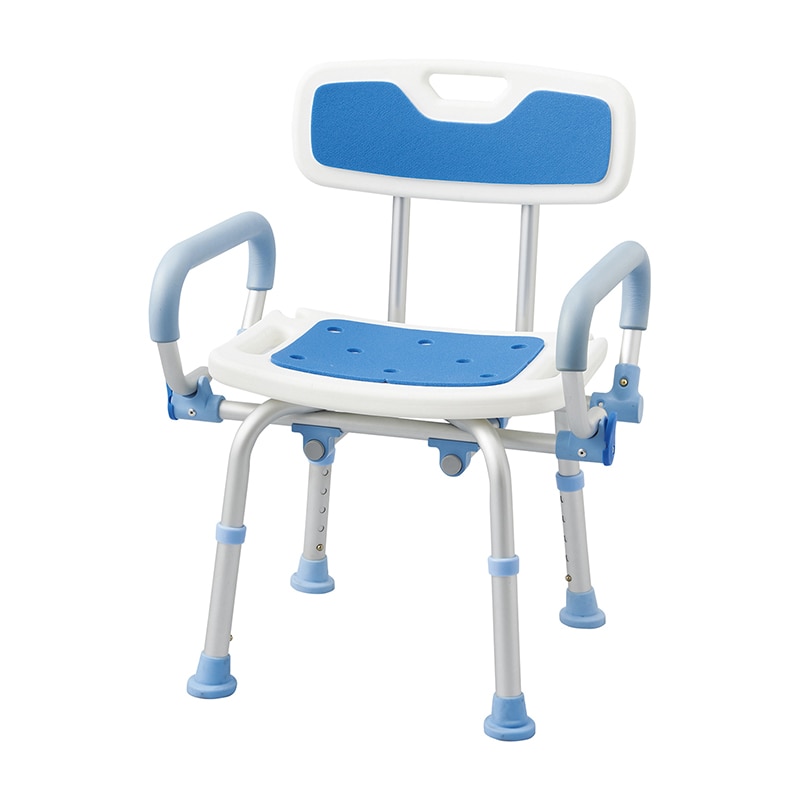 マツヨシ 肘掛跳ね上げ式 シャワーベンチ MY-1250 5061P 1個(ご注文単位1個)【直送品】